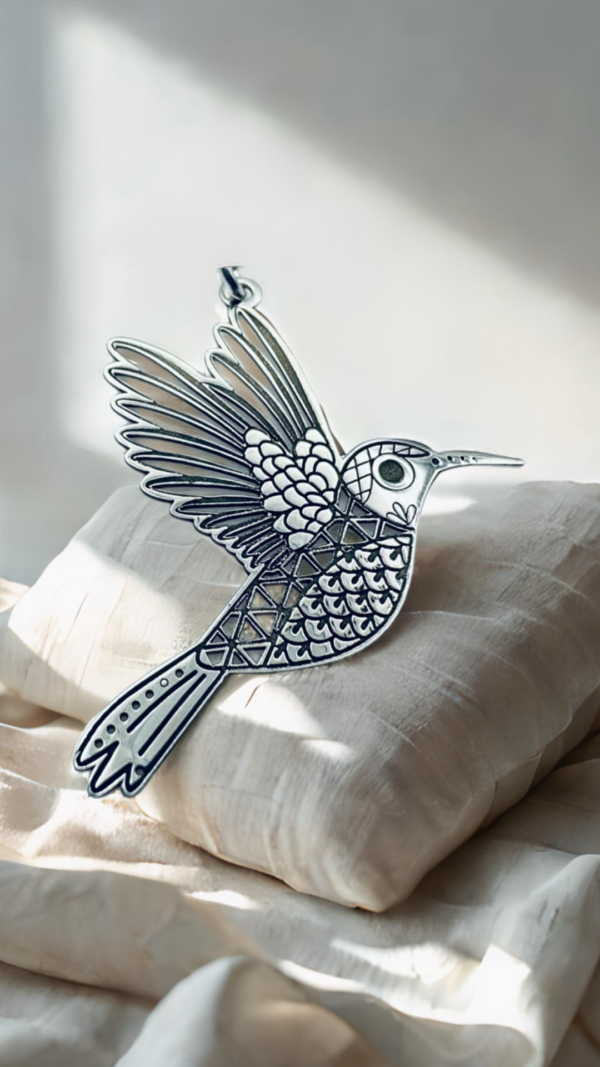 Dije colibrí esplendor mediano